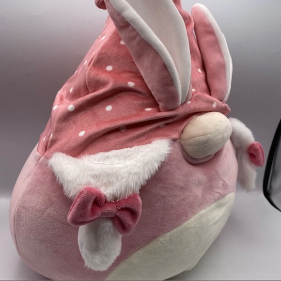 New Squishmallow 12” Yancy the Gnome Pink Soft Pillow Stuffed Plush Easter Toy - Picture 8 of 8